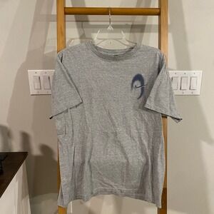 Nike Mens TShirt Gray XL Graphic Print Short Sleeve Crew Neck Made in Mexico